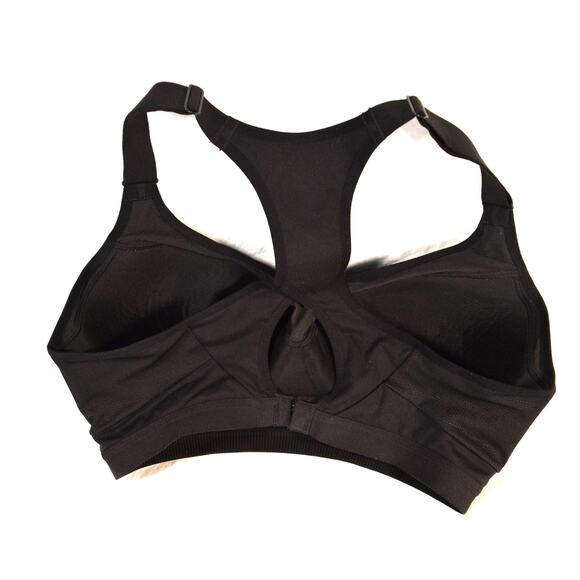 Victoria's Secret Black Bra Victoria Sport Racer Back Size Tag Removed Padded - Picture 2 of 5